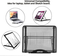 Soporte de caja de luz, multifunción, 7 puntos de ángulo de deslizamiento, soporte de rastreo prevenido para portátil, mesa de luz LED, A4, LB4, L4S y la mayoría de las cajas de luz de rastreo - Arteztik
