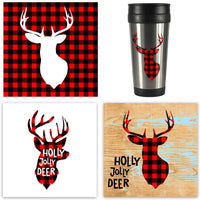 Craftopia Buffalo Hojas autoadhesivas de vinilo a cuadros | Paquete de 3 12.0 x 12.0 in | Patrón impreso de franela a cuadros rojo y negro | Compatible con cortadores Cricut Craft (Buffalo Check) - Arteztik
