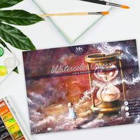 Almohadilla de acuarela – 30 hojas, 8.5 x 11 pulgadas, 10.58 oz/m², papel de acuarela prensado en frío, perfecto para mezclar y capas – para profesionales y estudiantes – MozArt Supplies - Arteztik
