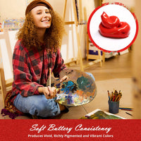 Articue - Juego de pintura acrílica de 24 colores con lienzo, pinceles, paleta y cuchillo, un kit completo de pintura en lienzo para adultos y adolescentes - Arteztik
