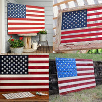 whaline 7 piezas bandera americana 50 estrellas plantilla para estarcir para pintar en Madera, Tela, Papel, aerógrafo, arte de paredes, 2 grandes, 2 Medianas Y 3 pequeñas - Arteztik
