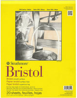 Strathmore Cuaderno de dibujo de la serie 300 Bristol - Papel Bristol de superficie lisa - Arteztik
