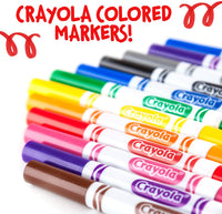Crayola 12 unidades marcadores a granel originales negros - Arteztik
