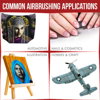 Master Airbrush G444-SET - Juego profesional de aerógrafo de doble acción con control de detalle de doble acción y tarjeta ARC Link - Arteztik
