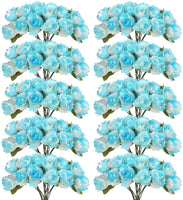 CCINEE - 120 flores artificiales amarillas de papel de 0.591 in para manualidades, álbumes de recortes, suministros de boda, adornos de San Valentín - Arteztik
