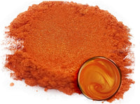 Eye Candy Mica Pigmento en polvo "Shibuya Orange" (1.76 oz) multiusos DIY Artes y Artesanías Aditivo | carpintería, epoxi, resina, bombas de baño naturales, pintura, jabón, esmalte de uñas, bálsamo labial (Shibuya Orange, 50 G) - Arteztik
