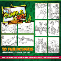 Mont Marte - Juego de arte de 19 piezas, suministros de arte para pintar y dibujar, juego de arte contiene pinturas de póster, estampillas, rodillos, pinceles, paleta, libro para colorear de tamaño grande - Arteztik
