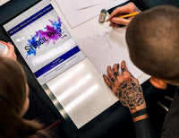 Stencil Pro papel de transferencia de tatuajes | 50 hojas de papel de plantilla térmica tamaño A4 de 8.3 in x 11.0 in para tatuajes de Numbskin - Arteztik
