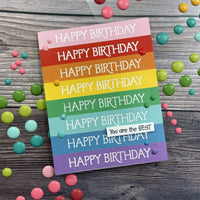 Sello simplemente sellos transparentes todos los ocasión sentimientos de cumpleaños, jubilación, día festivo y mucho más (Pack de 2) 25 piezas - Arteztik
