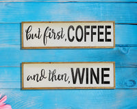 GSS Designs - Juego de 2 plantillas de diseño de palabras (6 x 17 pulgadas), pero para primer café y luego para decoración del hogar, plantillas para pintar en madera (SL-026) - Arteztik
