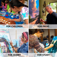 Best Model - Juego de pinceles de pintura en miniatura, 7 pinceles para pintura en miniatura, detalles finos, pequeños, pequeños y pequeños - Arteztik
