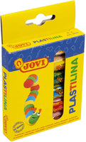 Jovi Plastilina Arcilla de modelado reutilizable y no secado; 5 oz, Rollos de 15 colores, perfecto para proyectos de arte y manualidades - Arteztik
