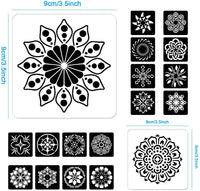 Juego de 52 herramientas de punteado de mandala, kit de herramientas de pintura de mandala, incluye plantilla de puntos, bandeja de pintura, pinceles para pintar rocas, arcilla de cerámica, manualidades, colorear, dibujo, pintura de uñas. - Arteztik
