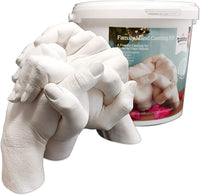 Kit de fundición de mano familiar de Edimburgo para 4 – kits de fundición de mano para la familia, kit de moldeo de mano familiar, perfecto para ideas de regalo de la familia y regalos de vacaciones familiares – el embalaje puede variar - Arteztik
