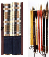 Brocha china para caligrafía profesional Kanji japonesa Sumi-e (juego de 8 piezas) - Arteztik
