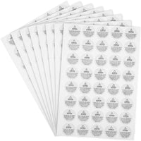 Willbond - Pegatinas de advertencia para velas, tarros de velas, etiquetas de seguridad de fusión de cera, círculos de 1.4 in (200) - Arteztik
