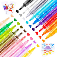 Emooqi - Juego de rotuladores de pintura acrílica, 18 colores, impermeables, para pintura de roca, proyectos de manualidades, cerámica, vidrio, lienzo, taza, metal, madera, huevo de Pascua - Arteztik
