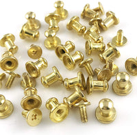 150 juegos de 0.315 x 0.197 x 0.315 in de color mezclado botones picos y tachuelas kit de cabeza redonda tornillo trasero cuero artesanía rápido remache punk Stud y Spike para ropa zapatos cinturones bolsos collares de perro accesorios 5/16 pulgadas - Arteztik
