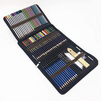 ZZWOND - Lápices de dibujo para artistas, 72 piezas, juego de lápices de dibujo y lápices de colores, regalo ideal para principiantes y artistas profesionales de dibujo, bocetos, sombreado y coloración - Arteztik
