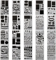Juego de planificador de plástico CH Haicheng para diario, cuaderno de bocetos, libreta, 20 unidades, 4 x 7 pulgadas - Arteztik
