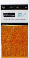 Hojas de transferencia de papel de aluminio de Brutus Monroe de 6 x 12 pulgadas, 10 hojas - Arteztik
