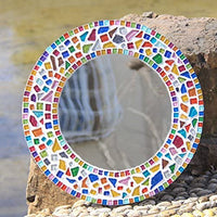 F Fityle 250 piezas de muchos colores cuadrados azulejos de mosaico de vidrio para hacer mosaico artesanía, multicolor - Arteztik
