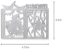 Plantillas de metal con diseño de corona de árbol de Navidad, herramienta de repujado para álbumes, tarjetas de papel, álbumes de recortes, manualidades (ramas de árbol y pino) - Arteztik
