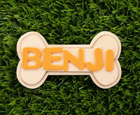 Paquete de 24 piezas de madera sin terminar para perro – 4.1 x 2.2 in en forma de madera para manualidades de niños, decoración de casa de perro - Arteztik
