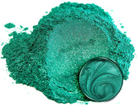 Pigmento en polvo de Mica "té verde" (1.76 oz), aditivo multiusos para manualidades y manualidades, carpintería, bombas de baño naturales, resina, pintura, epoxi, jabón, esmalte de uñas, bálsamo de labios (té verde, 1.76 oz). - Arteztik
