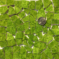 Mosaico Arte y Artesanía Suministros HP Pintado a Mano Reciclado Roto Plato Azulejos Agua Verde HP53 - Arteztik
