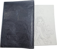 Papel de transferencia de grafito (25 hojas 9 pulgadas x 13 pulgadas) para diseños en madera, papel, y otras superficie, por MyArtscape™. - Arteztik
