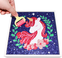 Orionstar 5D Kit de accesorios de pintura con diamantes con almohadilla de luz LED USB A4, rodillo de bordado de diamante, bolígrafo de perforación completa, caja de contenedor, claies, soporte de tablero de iluminación para adultos y niños, 60 unidades - Arteztik

