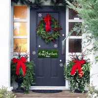 KIBAGA Plantillas reutilizables de temporada para pintar sobre madera y más, fácil de pintar, plantilla de bienvenida para puerta delantera, porche o decoración exterior, perfecto para otoño, Acción de Gracias y decoración navideña para tu hogar. - Arteztik

