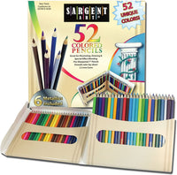 Lápices de colores Sargent Art Premium, paquete de 52 colores surtidos y metálicos, 22-7294 - Arteztik
