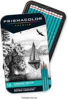 Prismacolor 24192 Premier - Lápices de dibujo (grafito de color turquesa, 12 unidades) - Arteztik
