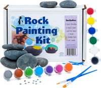 Deluxe Pintura Rupestre Kit, con rocas, Artes y Oficios Kit para niños y adultos - Arteztik
