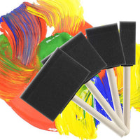 Bates- Pinceles de pintura de espuma, varios tamaños, 20 unidades, pincel de pintura con esponja, pinceles de espuma, pinceles de espuma para pintura, pinceles de espuma para manchas, cepillos de espuma para poliuretano, cepillos de esponja para pintura - Arteztik

