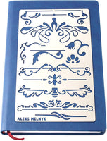 Aleks melnyk 7 Bullet diario Stencil metal/set Formas Ornament, separadores/acero inoxidable planificador diario plantillas/Diario/bujo/Scrapbooking/Graffiti/Crafting/spray de pintura/bricolaje dibujo plantilla stencil - Arteztik
