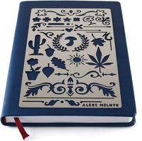 Aleks melnyk 1 Bullet Journal Stencil – Naturaleza, separadores, & iconos | metal, acero inoxidable planificador diario de plantillas | compatible con Journal, Notebook, Diary & Scrapbook | bricolaje dibujo plantilla stencil - Arteztik

