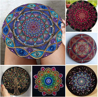 BOKIN 27pcs Mandala Dotting Herramientas Stencil Set Bola Stylus Contorno Cepillo Bandeja Pintura para Lienzo Rocas Artesanía Redacción con Gemstone Sticker Plastic Bracket - Arteztik
