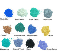 Mica Pigmento Polvo para Jabón Cosméticos Resina Colorante Colorante Nail Art - 24 colors0.18 oz - Arteztik
