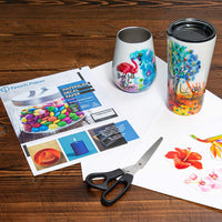 Epoch - Papel de transferencia para impresión de inyección de tinta, 20 hojas de papel de transferencia imprimible premium transparente, tamaño A4 para calcomanías de bricolaje, ideas de regalo, manualidades, velas de cerámica y vasos personalizados - Arteztik
