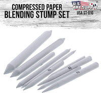 US Art Supply - 10 unidades de mezcladores para lápiz, carbón vegetal, grafito, lápices de colores - Arteztik
