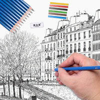 H & B - Juego de lápices de dibujo y dibujo - Arteztik
