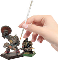 MyArtscape Juego de pinceles de detalle, 12 pinceles miniatura para detalles finos y pintura artística, para acrílico, acuarela, témpera, óleos. Modelos, juegos de avión, tinta, Warhammer 40k, suministros de calidad para artistas - Arteztik
