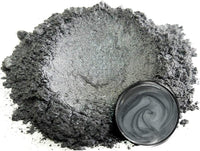 Pigmento en polvo de Mica Tanto Grey (1.76 oz), multiusos, para manualidades, artes y manualidades, carpintería, epoxi, resina, bombas de baño naturales, pintura, jabón, esmalte de uñas, bálsamo de labios (gris oscuro, 1.76 oz). - Arteztik
