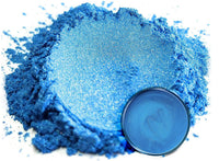 Pigmento en polvo de mica "Angel Blue" (1.76 oz o 50 gr) multiusos para manualidades y manualidades, aditivo | carpintería, epoxi, resina, bombas de baño naturales, pintura, jabón, esmalte de uñas, bálsamo de labios - Arteztik
