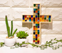 Juvale - Azulejos de mosaico de vidrio, suministros para manualidades (40 colores, 0,4 pulgadas, 1000 piezas) - Arteztik
