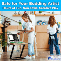 Todo en uno, juego de 25 piezas de pintura al óleo con juego de pinturas, pinceles, caballete de mesa, paleta y accesorios en estuche de transporte resistente. Ideal para adultos, adolescentes, niños a partir de 10 años para Navidad
