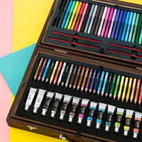 Art 101 caja de madera para artistas (215 útiles). - Arteztik
